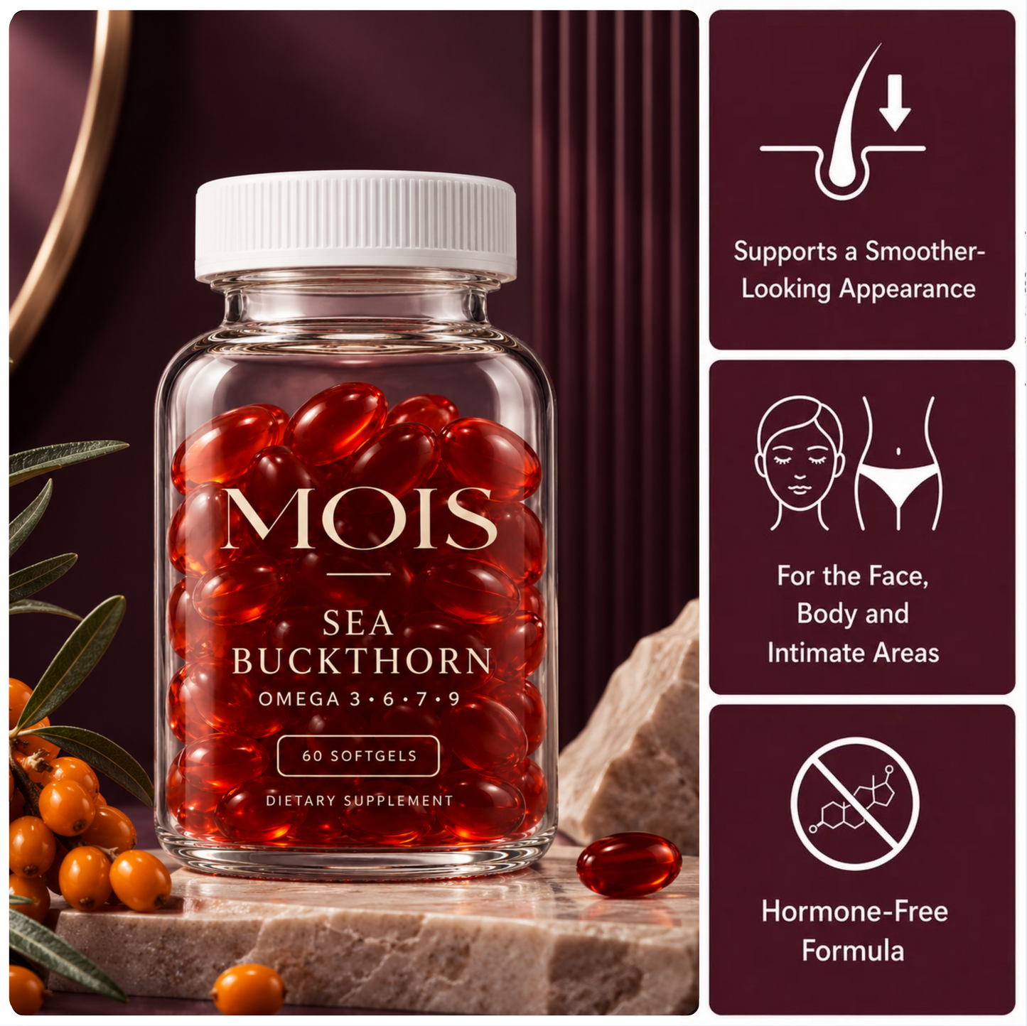 MOIS Daily Moisture Softgels